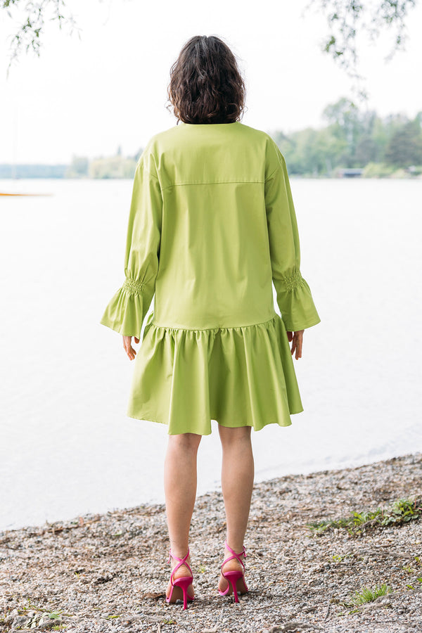 Kleid aus Bio-Baumwollsatin Ketaleto