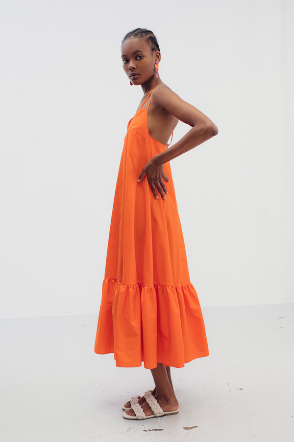 Popeline-Kleid Kara aus Bio-Baumwolle