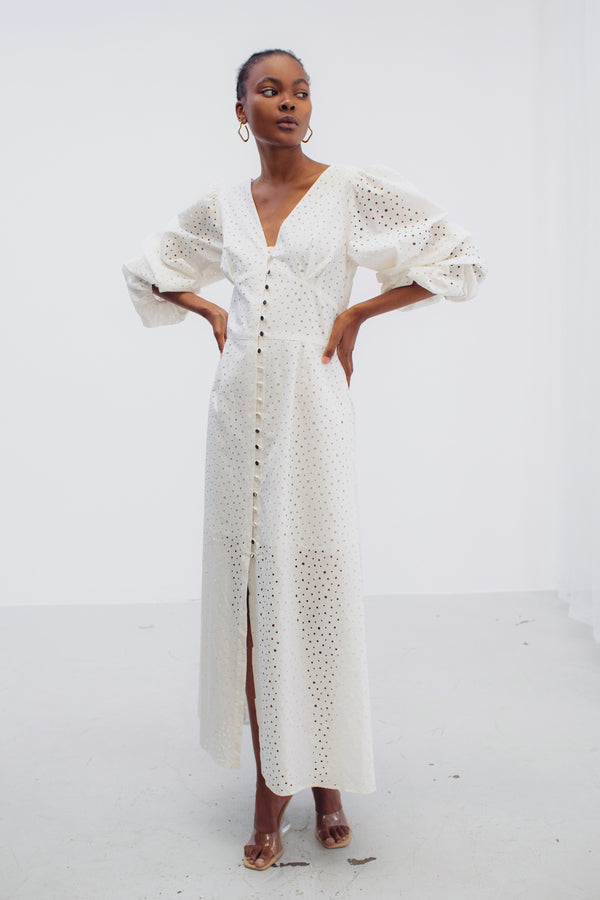 Organic Cotton Lace Dress Kairo