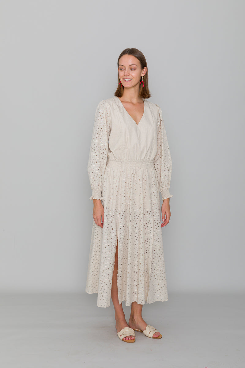 Organic Cotton Lace Dress Korva